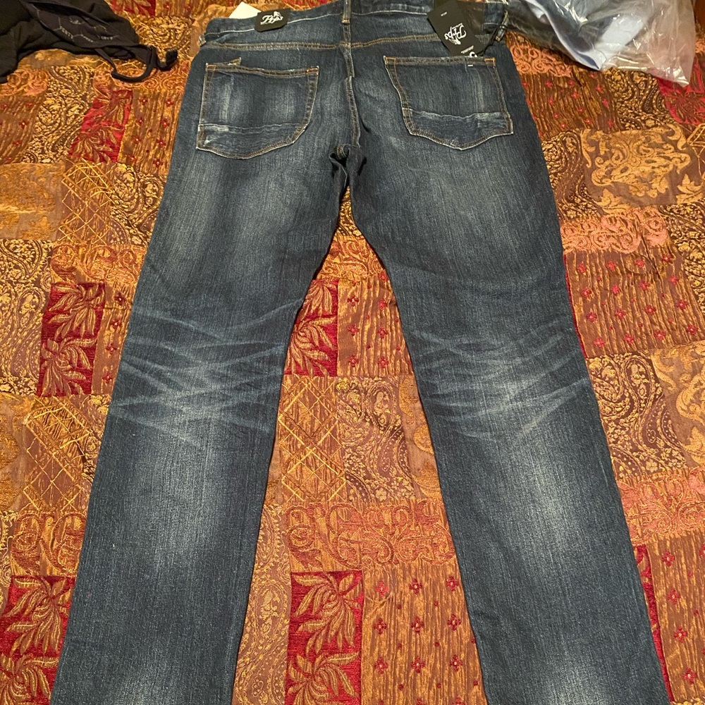 PRP’s men’s denim jeans washed design NEVER WORN W TAGS WAIST 38